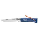 Opinel Couteaux (couverts) N°08 Baroudeur Bleu Fonce Présentation