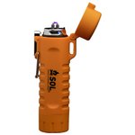 SOL Briquet Briquet Sans Gaz Orange Présentation