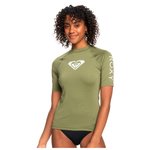 Roxy Top Manches Courtes Whole Hearted SS Loden Green 