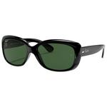 Ray Ban Lunettes de soleil RB4101 Jackie Ohh Polished Black Dark Green Présentation