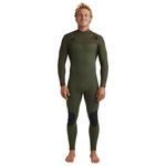 Billabong Combinaison Intégrale 4/3 Furnace Natural Chest Zip Military Présentation