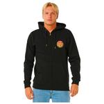 Rip Curl Sweat Wettie Passage Icon Zip Through Black Présentation