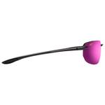 Maui Jim Lunettes de soleil Hookipa Noir Brillant Maui Sunrise MauiBrilliant Profil