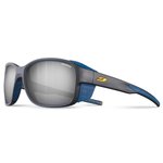 Julbo Lunettes de soleil Monterosa 2 Noir Bleu Orange Spectron 3 Polarized Présentation