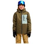 Quiksilver Blouson Ski Sycamore Youth Hypnozoom Grape Leaf Présentation
