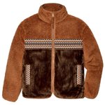 UGG Polaire W Marlene Sherpa Jacket H Braid Chestnut Présentation