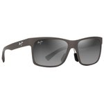Maui Jim Lunettes de soleil Hoopili Metal Matte Grey Neutral Grey Mineral Superthin Présentation