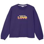French Disorder Sweat Nora Warmy Love On Top Blue Violet Présentation