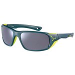 Cebe Lunettes de soleil Jorasses M Grey Lime Matte Zone Brown Cat.4 Silver Présentation