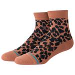 Stance Chaussettes Mid Sock Love Leopard Brown Présentation