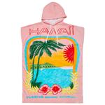 Roxy Poncho Surf Atlas Hoodie Pink Carnation Présentation