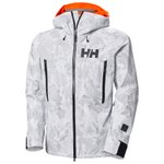 Helly Hansen Blouson Ski Sogn Shell 2.0 Grey Frog Snow Camo Aop Présentation