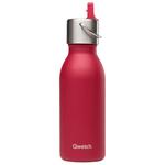 Qwetch Gourde Kids 350 ml Sport Active Matt Grenat Présentation