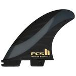 Fcs Ailerons Surf II Carrissa Moore PC Aircore Tri Black Présentation