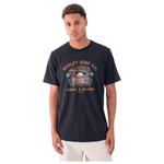 Hurley Tee-shirt Poison And Palapas Slub Short Sleeve Black Présentation