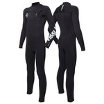 Vissla Combinaison Intégrale Junior 7 Seas 4/3 Front Zip Black Présentation