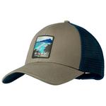 Buff Casquettes Explore Trucker Cap Soor Tundra Khaki Présentation
