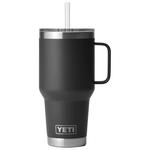 Yeti Mug Rambler 35 Oz (994 ml) Straw Mug Black Présentation