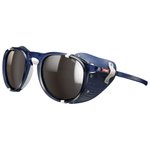 Julbo Lunettes de soleil Millenium Bleu Translucide Brillant Bleu Blanc Spectron 4 Présentation