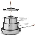 Primus Casserole Campfire Cookset Small Stainless Steel Présentation