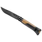 Opinel Couteaux (couverts) Blister N°08 Horizon Moutarde PVD Black Présentation