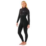 Rip Curl Combinaison Intégrale Womens E-Bomb Chest Zip 4/3 Black Présentation