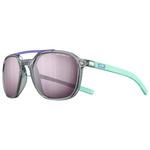 Julbo Lunettes de soleil Slack Translucide Brillant Gris Violet Mint Specton Hd 3 Présentation