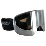 Moken Vision Masque de Ski One Black Silver Grey Flash Silver + Orange Flash Silver Présentation
