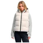 Superdry Doudoune sans manches Borg Baffle Chalk White Présentation