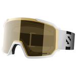 Salomon Masque de Ski S/View 3 Access White Flash Gold Présentation