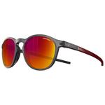 Julbo Lunettes de soleil Shine L Translucide Brillant Noir Rouge Spectron 3 Présentation