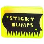 Sticky Bumps Wax Sticky Bumps Box/Comb Case Ye Llow/Black Wax Présentation