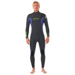 Rip Curl Combinaison Intégrale Dawn Patrol Performance 4/3 Front Zip Wild Berry Présentation