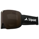 Tripoint Masque de Ski Shiceng Dashan Matt Black Brown Gold Multi Présentation