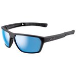 Bollé Lunettes de soleil Terrus Black Matte Sky Blue Polarized Présentation