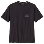 Patagonia Tee-shirt Chouinard Crest Pocket Responsibili-Tee Ink Black Présentation