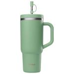 Qwetch Mug Travel Cup 900 ml Matt Vert Tilleul Présentation