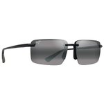 Maui Jim Lunettes de soleil Laulima Noir Mat Neutral Grey MauiPure Présentation