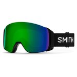 Smith Masque de Ski 4D Mag Black 22 Chromapop Sun Green Mirror Présentation