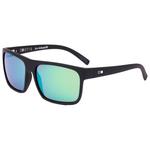 Otis Lunettes de soleil After Dark Matte Black L.I.T Green Mirror Polar Présentation