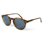 Binocle Eyewear Lunettes de soleil California Shiny Wood Tortoise Grey Polarized Présentation