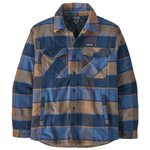 Patagonia Chemise Lightweight Insulated Fjord Flannel Shirt William Smolder Blue Présentation