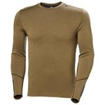 Helly Hansen Sous-vêtement technique Lifa Merino Midweight Crew Sepia Présentation