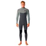 Rip Curl Combinaison Surf E-Bomb Zip Free 4/3 Charcoal Grey Présentation