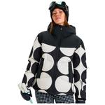 Roxy Blouson Ski Alofted Puffy Jacket True Black Big Dots Présentation