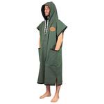 All-In Poncho Classic Light Waffle Ponchos Kaki Présentation