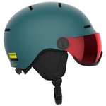 Salomon Casque visière Orka Visor North Atlantic Flash Red Présentation