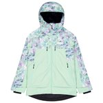 Picture Blouson Ski Exa Textury Print Blurry Water Silt Green Présentation