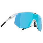Bliz Lunettes de soleil Hero Transparent White Smoke Ice Blue Mirror Présentation