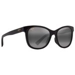 Maui Jim Lunettes de soleil Kiopa'a Noir Brillant Gris Neutre Minéral Superthin Présentation